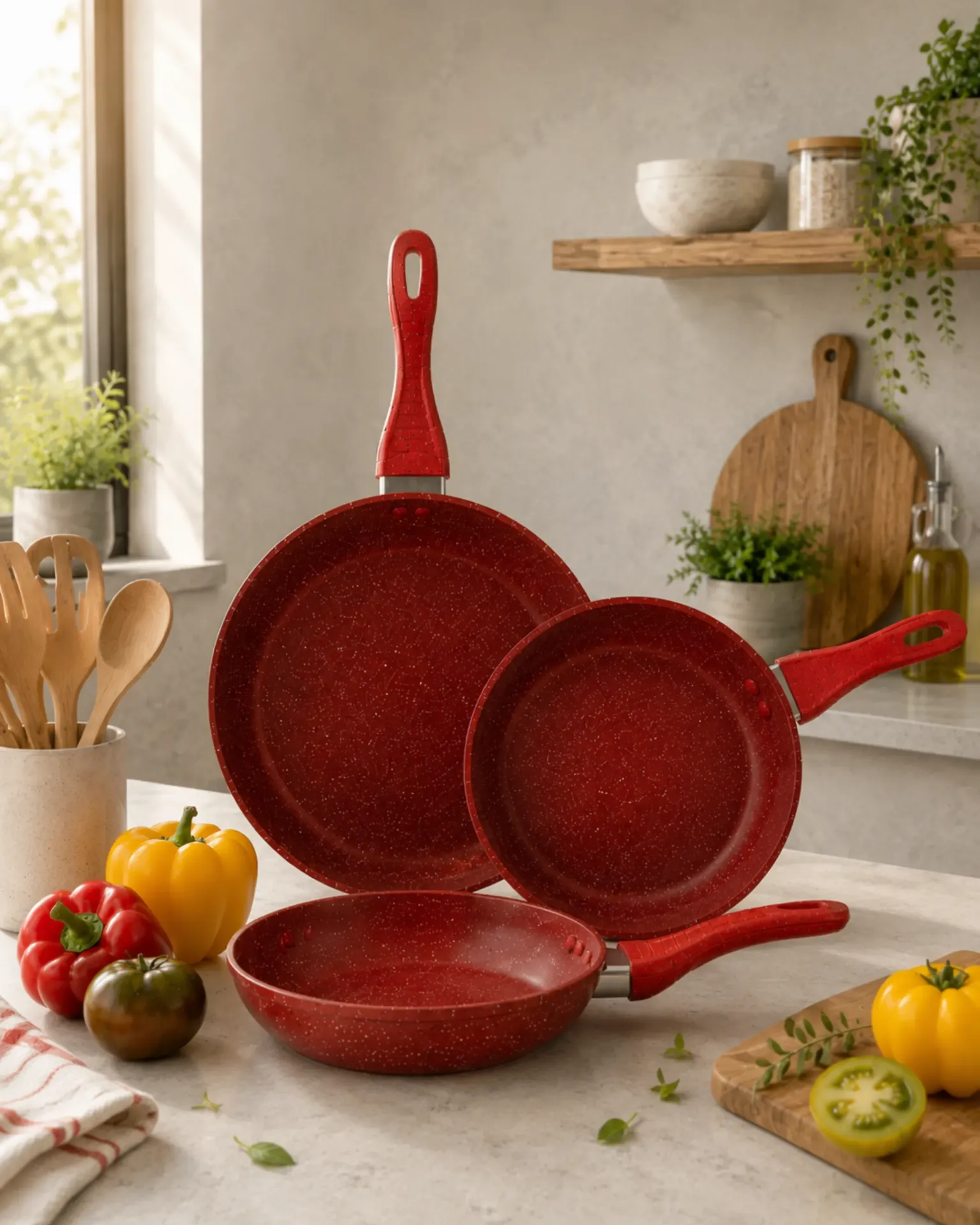 Sarten Picca ROJO 20,24,28