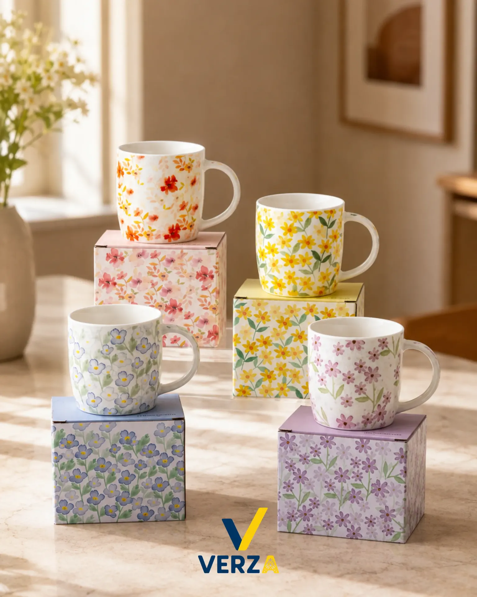 Taza Florecer c/caja -u- (G3925)